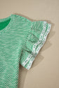Elisabeth Ruffled Short Sleeve Blouse