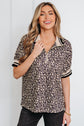 Seraphina Patchwork Short Sleeve Top