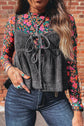 Leona Sleeve Mock top Long Sleeve Top