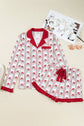 Gillian Stripes Ruffle Pj Set