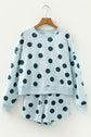 Lia Shoulder Pullover Drawstring Shorts Set