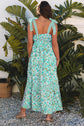 Ashlyn Floral Lace Tied Strap Empire Waist Maxi Dress
