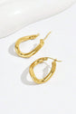 Zyla Spiral Stainless Steel Earrings
