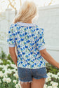 Blair Collared Short Sleeve Blouse