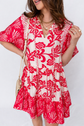 Ariel Loose Flower Mini Dress