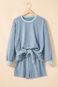 Reese and Shorts Set Long Sleeve Top