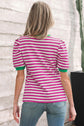 Nova Sleeve Contrast Trim Tee