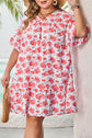 Zariah Ruffled Half Sleeve PLUS Dress