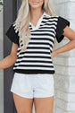 Lilith Ruffled Short Sleeve Blouse