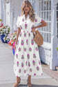 Aileen Ruffle Hem Maxi Dress
