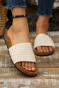 Anne Open toe Flat Slippers