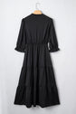 Natasha Sleeve Tiered Maxi Dress