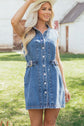 Ainara Down Sleeveless Short Dress