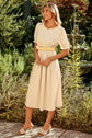Annie Short Sleeve Midi Dress