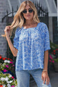 Lyanna Sleeve Pleated Floral Blouse