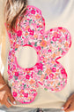 Poppy Big Flower Oversize Tee
