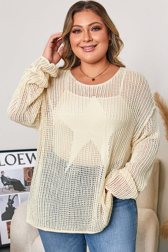 Peyton Star Pattern accent PLUS Jumper