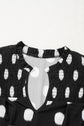 Nola Notched Balloon Sleeve Blouse