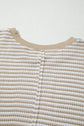 Vanessa Knit Ribbed Trim Long Sleeve PLUS Top