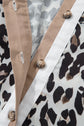 Kayleigh Print Contrast Trim Long Sleeve PLUS Top