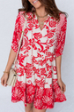 Ariel Loose Flower Mini Dress