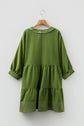 Patara Sleeve Tiered Mini Dress