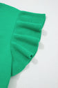 Alexis Ruffle Short Sleeve Sweater
