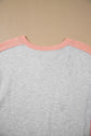Lilliana Colorblock Pullover Casual PLUS Shorts