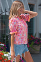 Danna Trim Short Sleeve Blouse