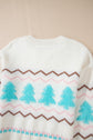 Sofia Trim Drop Shoulder Sweater
