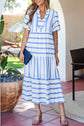 Alora Half Sleeve Vacation Dress