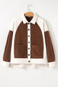 Alia Patchwork Down Fleece Shacket