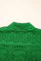 Celine Eyelet Embroidered T Shirt