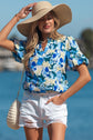 Leilani Short Puff Sleeve Blouse