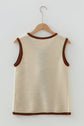 Aaliyah Trim Ties Front Sweater