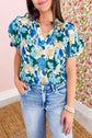 Leilani Short Puff Sleeve Blouse