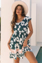 Louise Floral Ruffle Sleeve Dress