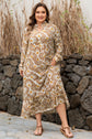 Lorelai Print Loose Long PLUS Dress