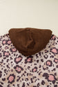 Scarlett Print Knit Patchwork Hoodie