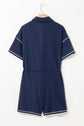 Iris Shoulder Waffle Knit Romper