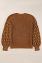 Evelyn Beaded Drop Shoulder Sweater
