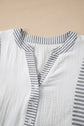 Zahra Bracelet Sleeve Babydoll Blouse