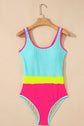 Hanna Patchwork One Piece Swimsuit
