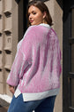 Aria Contrast Edge Loose Sweater