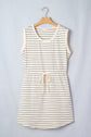Mabel Stripe Drawstring Tunic Tank