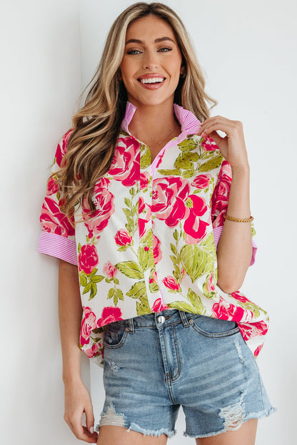 Rebekah Collar Short Sleeve Shirt