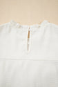 Ava Trim Waffle Knit Blouse
