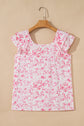 Aya Bow Back Square Blouse