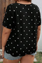 Margaret Dotted Casual PLUS Top