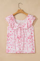 Aya Bow Back Square Blouse